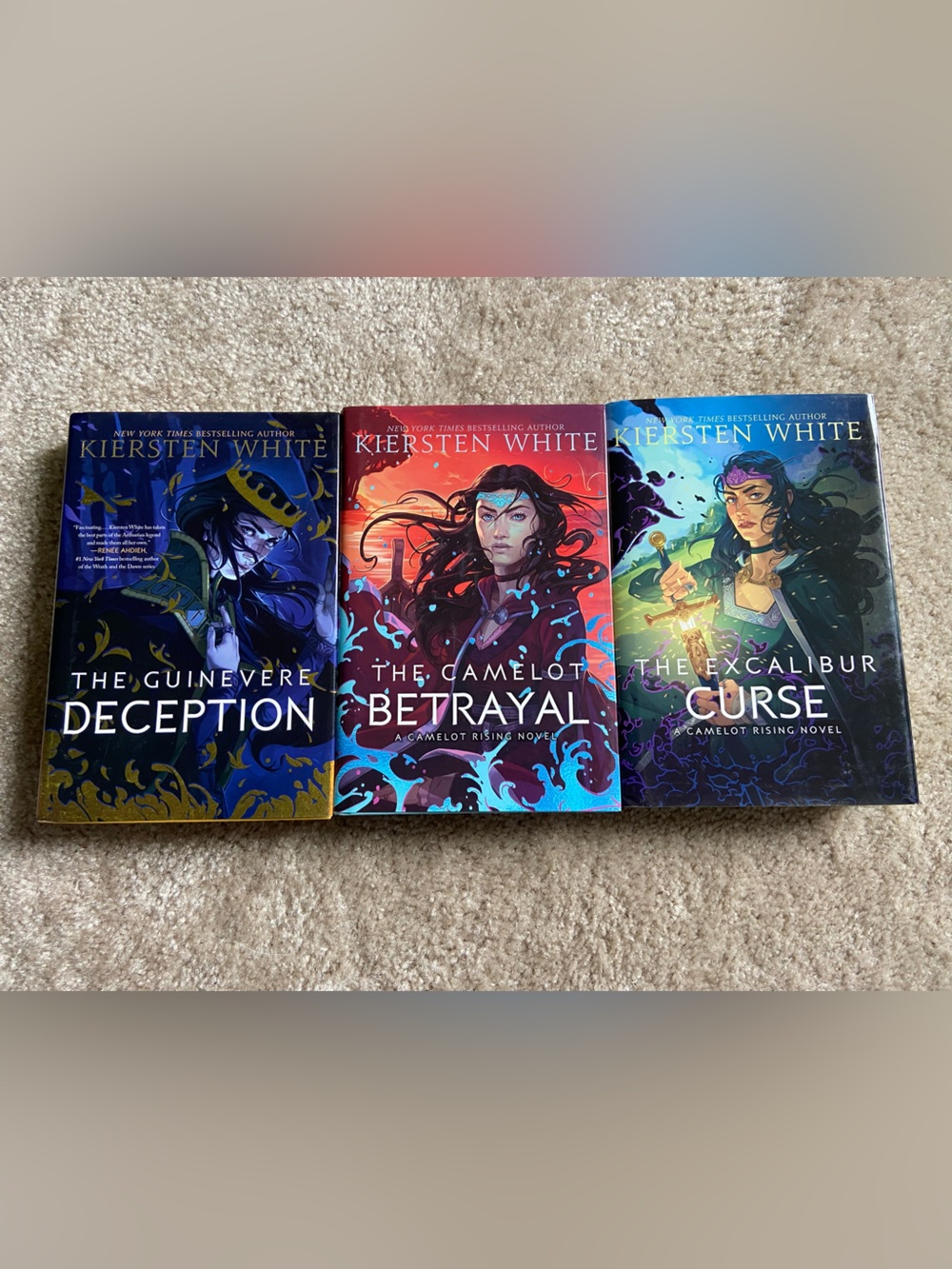 The Camelot Rising Trilogy - Hardcovers, First Editions